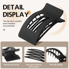 Ehaler 8-pack clip set on a model showcasing all-day comfort and non-slip hold.