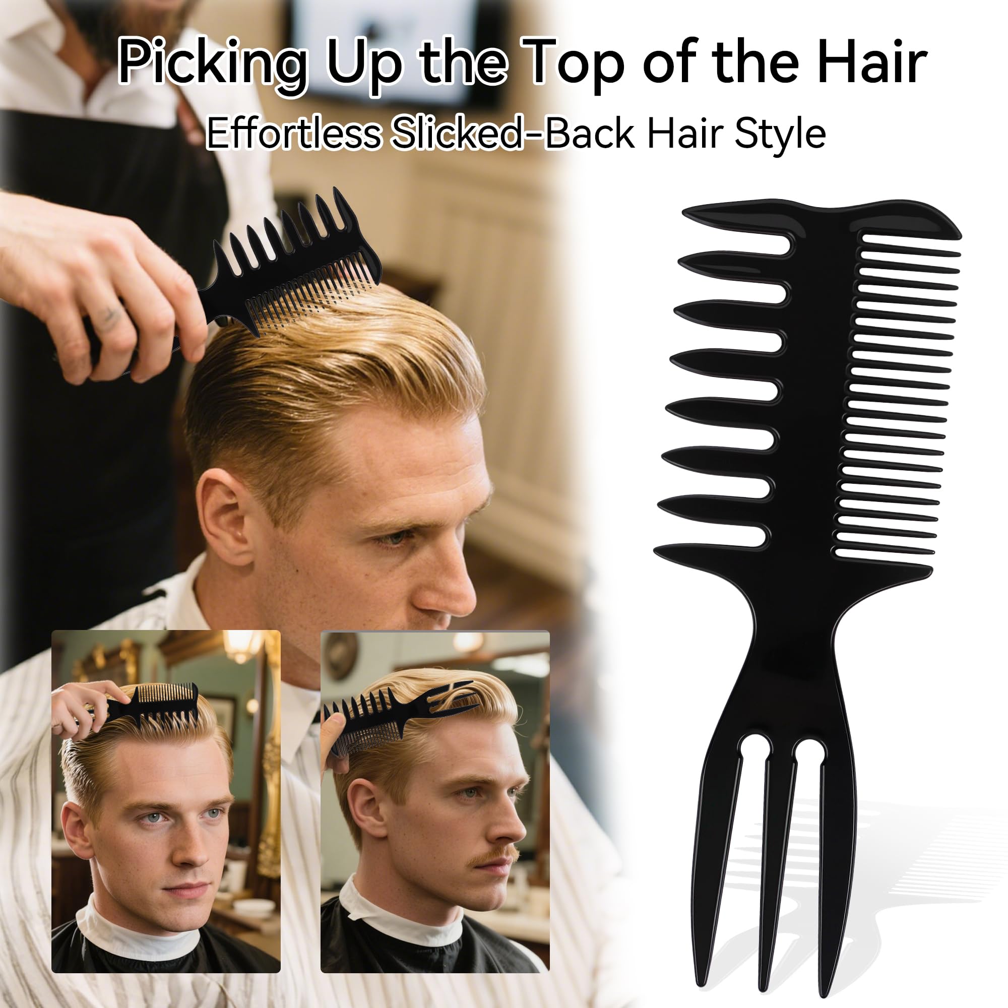 EHBELIF Blend Friend Fade Comb Set ABS plastic durability resists heat