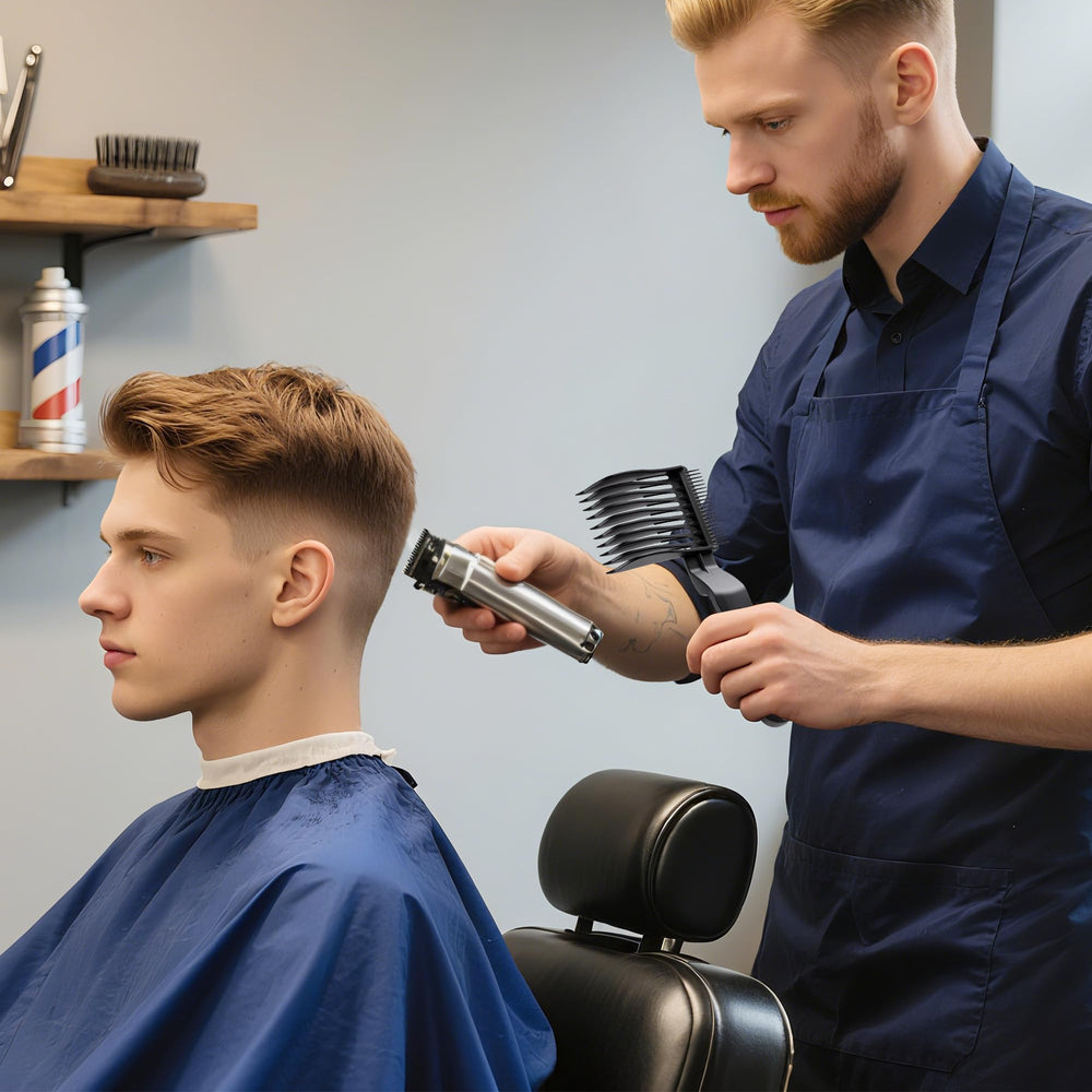 EHBELIF Blend Friend Fade Comb Set ergonomic-handle improves grip for precise fades.