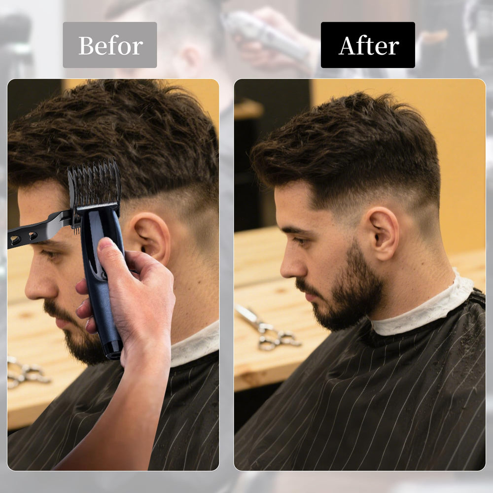EHBELIF Blend Friend Fade Comb Set triangular-teeth flush the scalp for even blending.