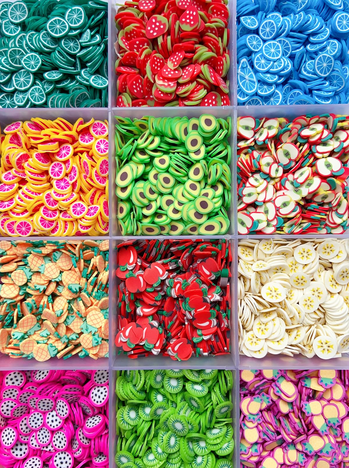 EHOPE 3D clay slices closeup, soft material ideal for smooth nail art