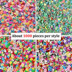 EHOPE fruit slices circular-rose for chic nail art accents.