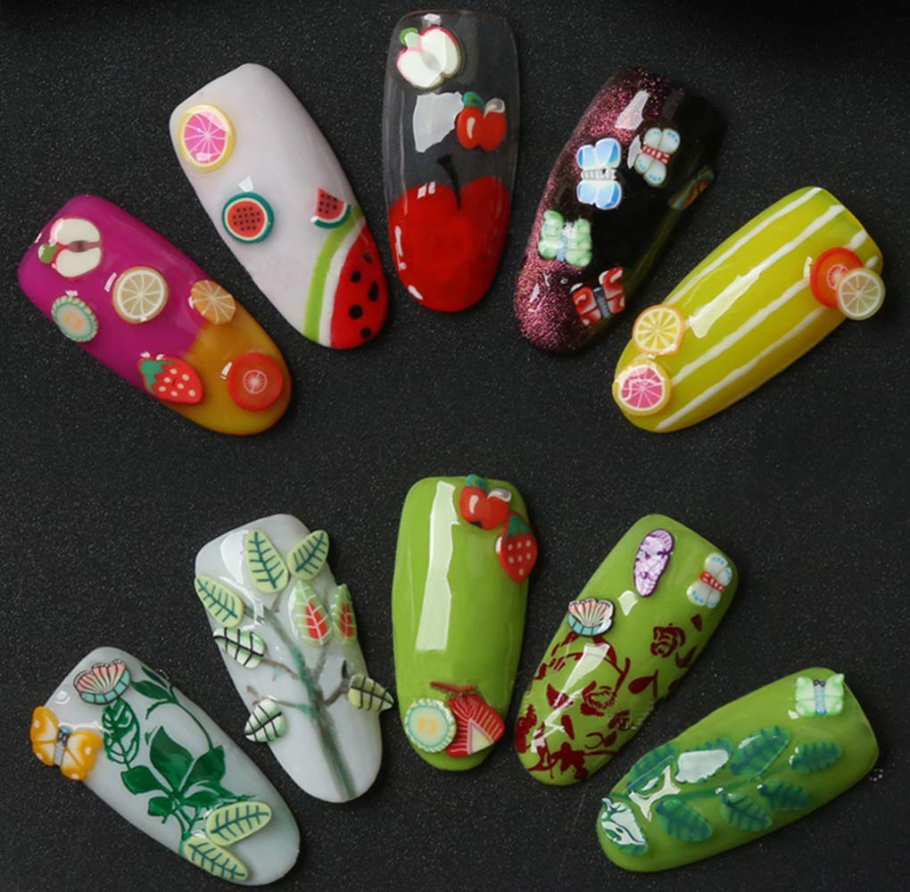 EHOPE feather-pattern slices for delicate artisanal nail decor.