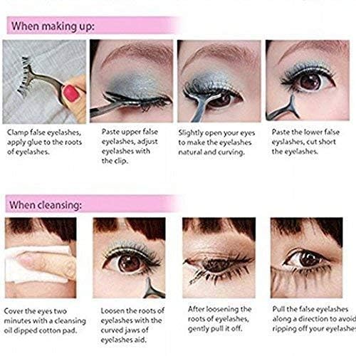 EIAKE reusable lash tool keeps lashes tidy during application and cleanup.