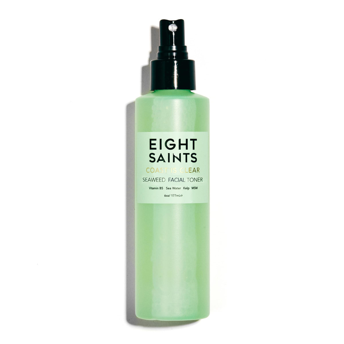 Eight Saints Coast is Clear bottle-pour shows alcohol-free toner for refined pores