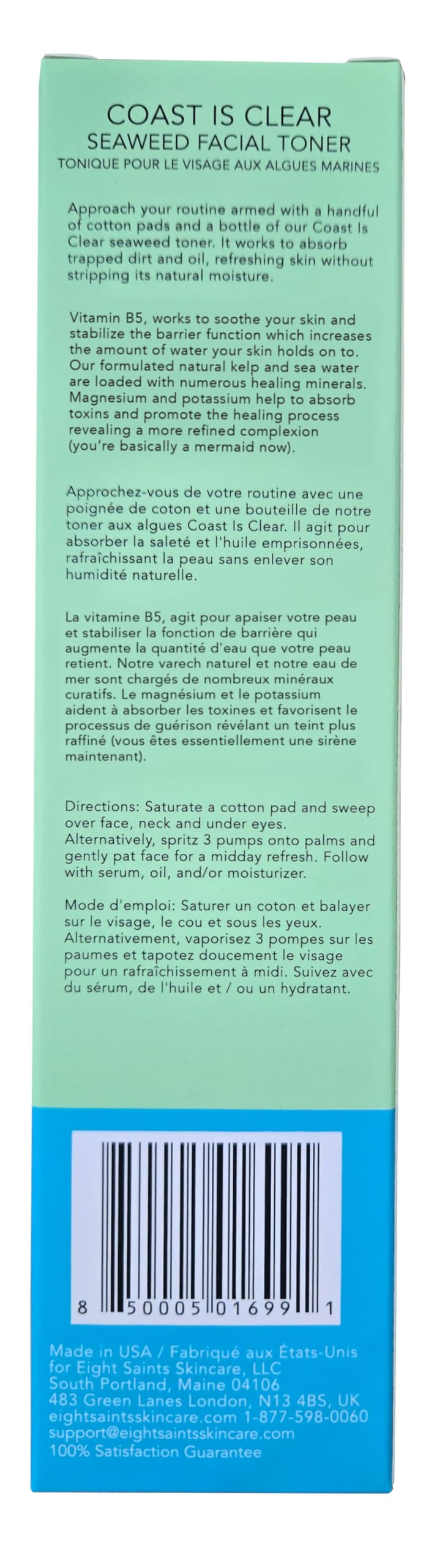 Eight Saints Coast is Clear cruelty-free-label signals ethical skincare you can trust