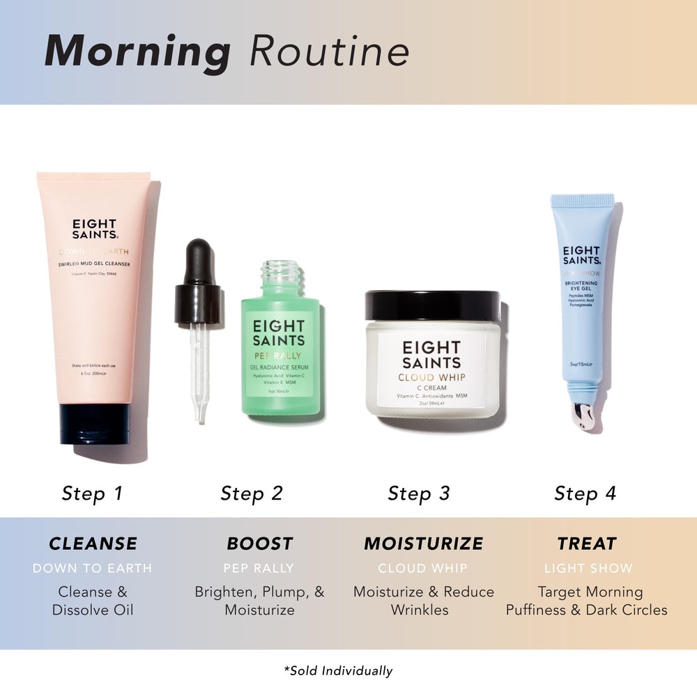 Eight Saints cruelty-free-fragrance-free icon signals gentle formula.