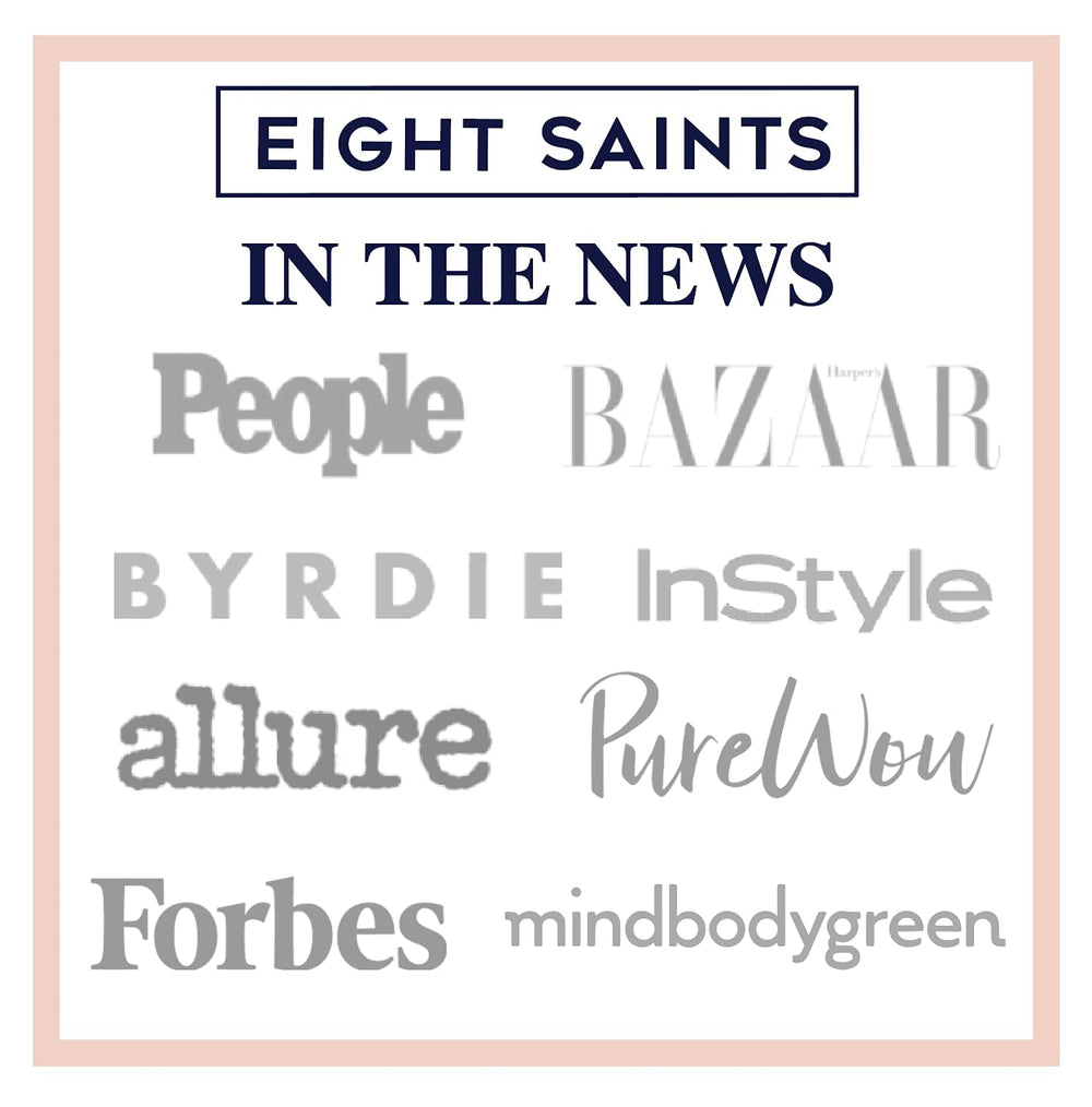 Eight Saints packshot emphasizing cruelty-free fragrance-free formula made in Maine.