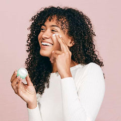 Eight Saints eye cream packaging signals fragrance-free, cruelty-free skincare.