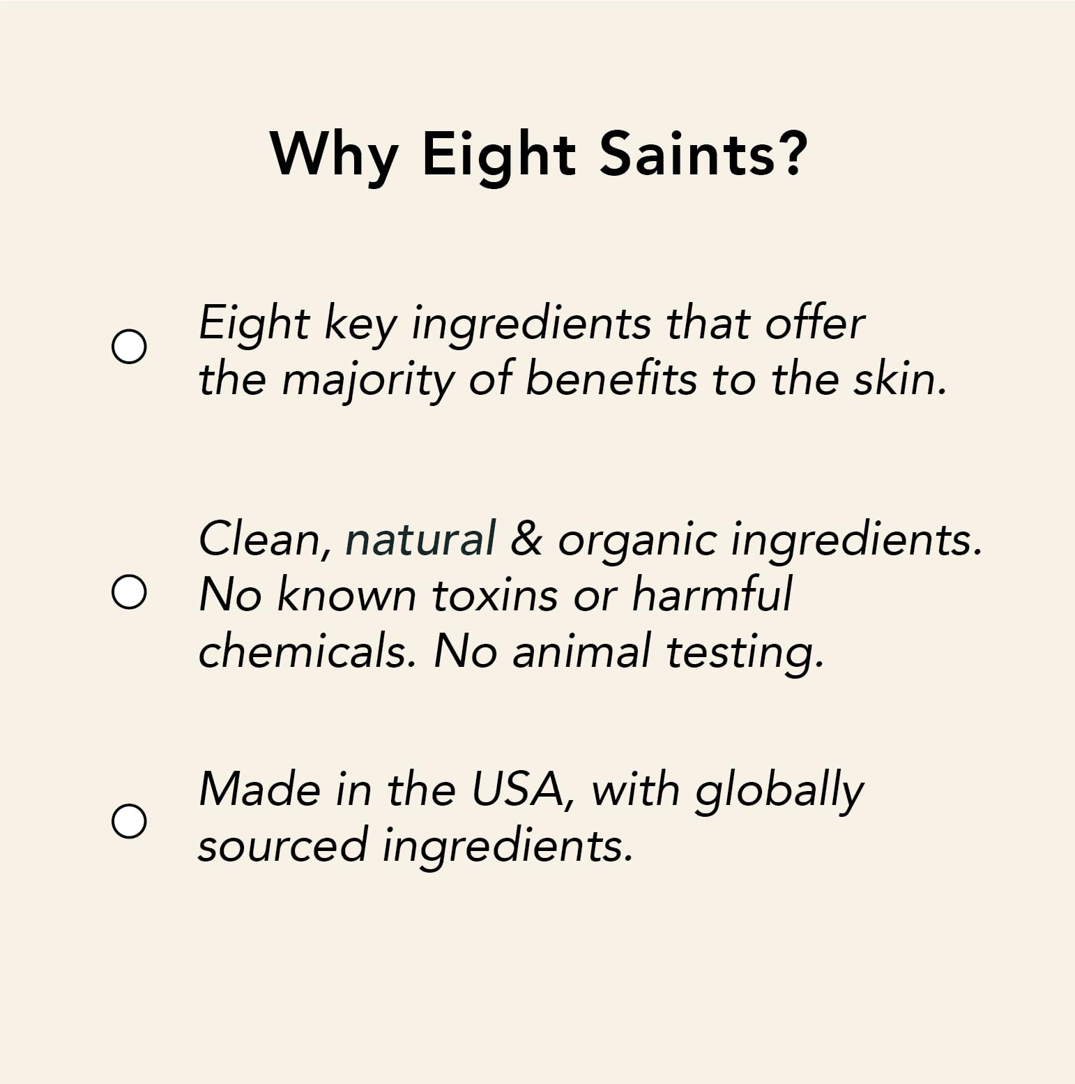 Eight Saints Island Time lotion pump demonstrates easy, non-greasy application.