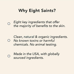 Eight Saints Island Time lotion pump demonstrates easy, non-greasy application.