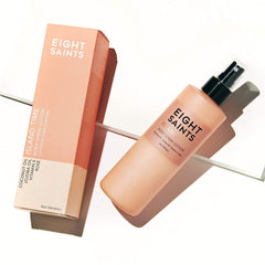 Eight Saints Island Time textured skin shows lasting hydration without residue.
