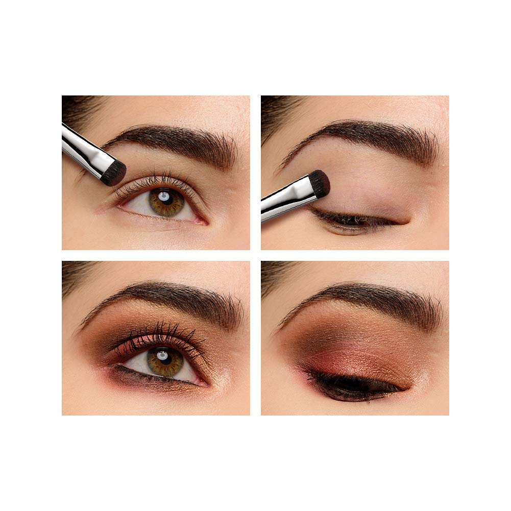 EIGSHOW Eyeshadow Smudge Brush dense bristles for intense application.