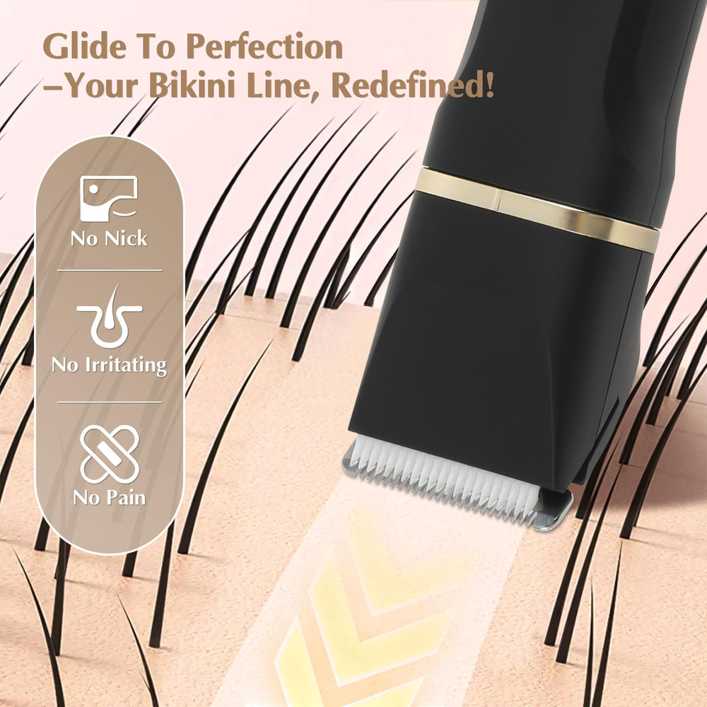 Eilveey IPX7 waterproof trimmer for wet or dry use in shower