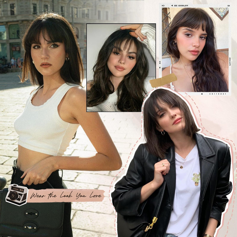 EINAEY bangs trimming and styling guidance for customization