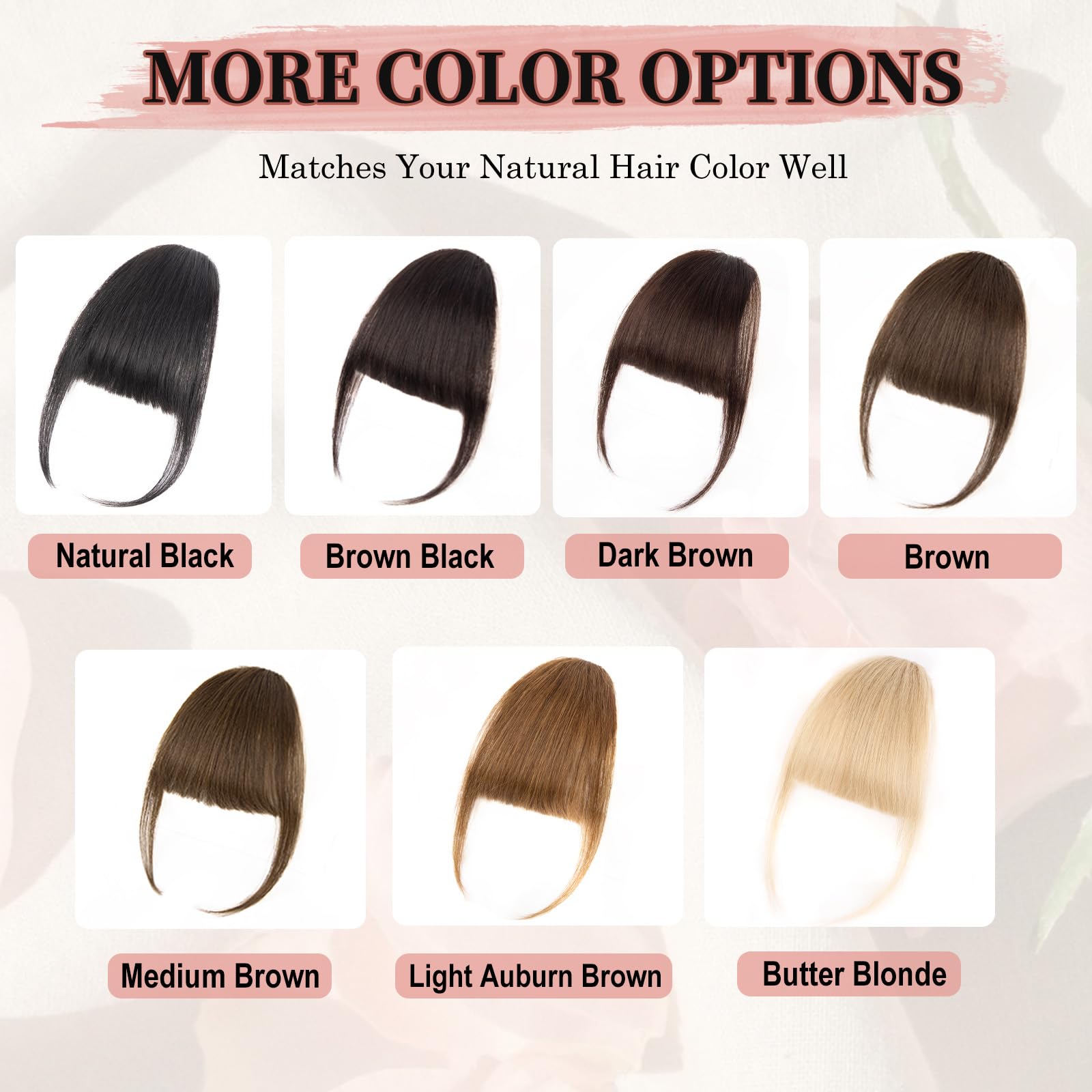 EINAEY daily-wear bangs with natural matte finish for comfort