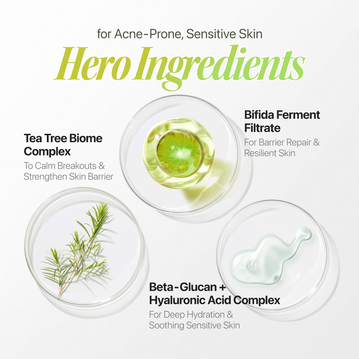 EIOM sebum-control-visual-lift demonstrates shine reduction on skin.