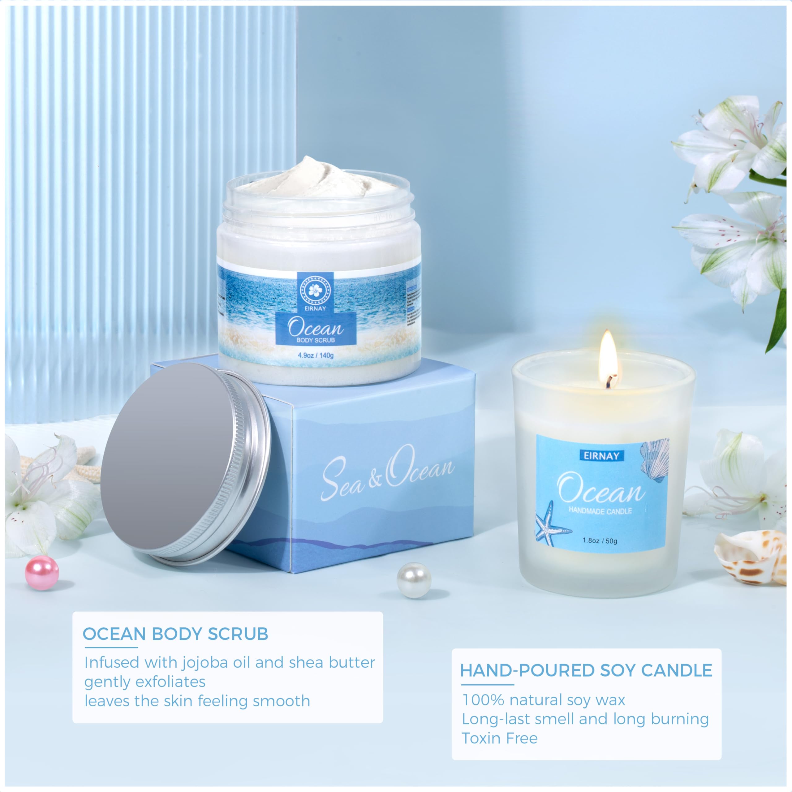 EIRNAY Body Lotion delivering smooth, hydrated skin