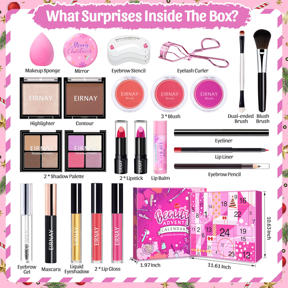 EIRNAY eyeshadow palette with vibrant shades for everyday glam