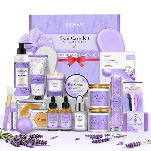 EIRNAY lavender bath salts for a calming at-home spa moment.