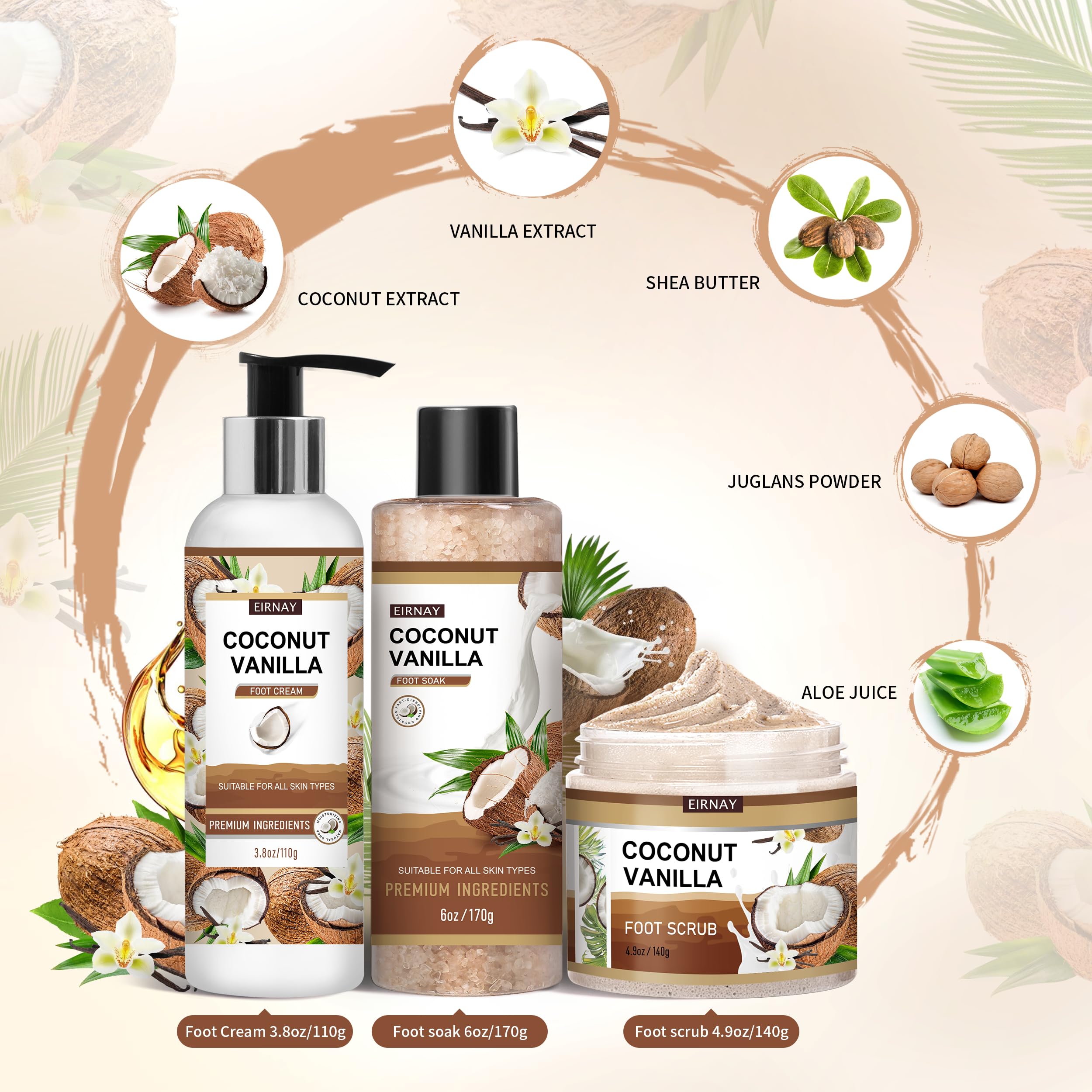 EIRNAY soft-feet-after-use demonstrates baby-soft result from the routine