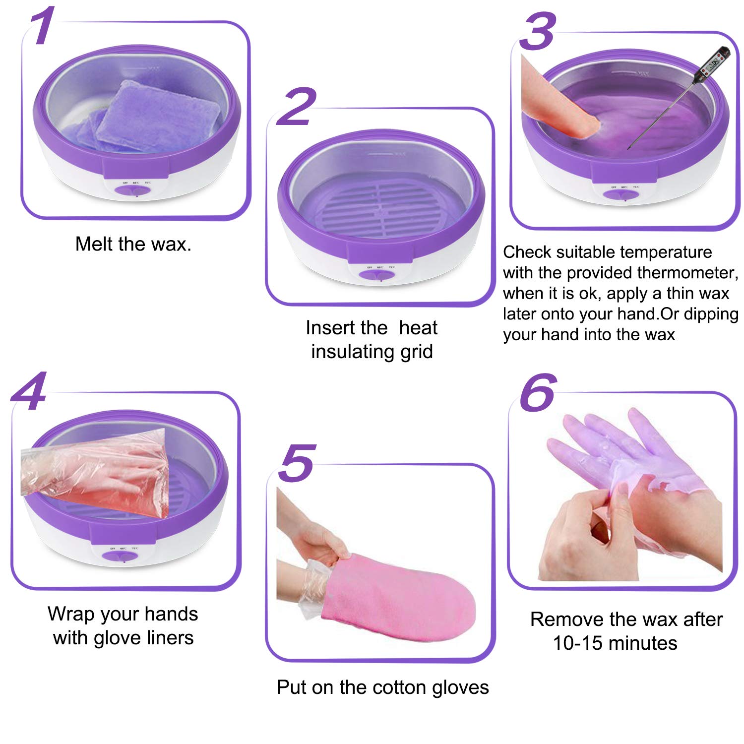 Ejiubas paraffin wax therapy at home enables comfortable routine for dry skin care