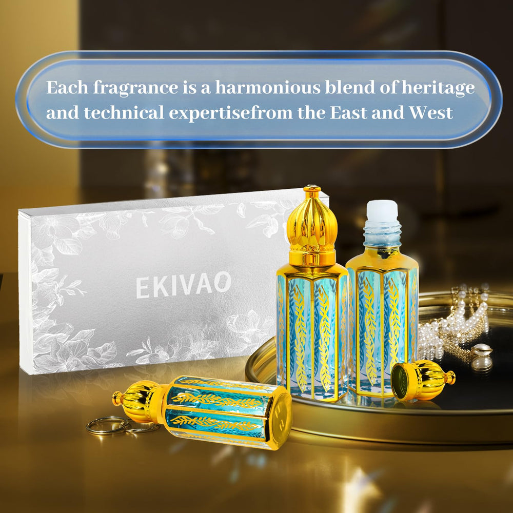 EKIVAO long-lasting-sillage-hint hints at enduring aroma without overpowering.