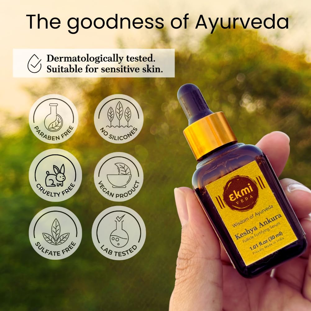 EKMIVEDA clinical formulation with Redensyl and Capilia Longa in lab-quality blend