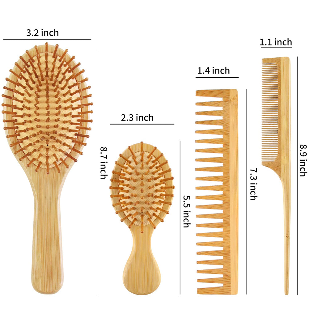 EKONAER brush in hand demonstrates comfortable grip and detangling