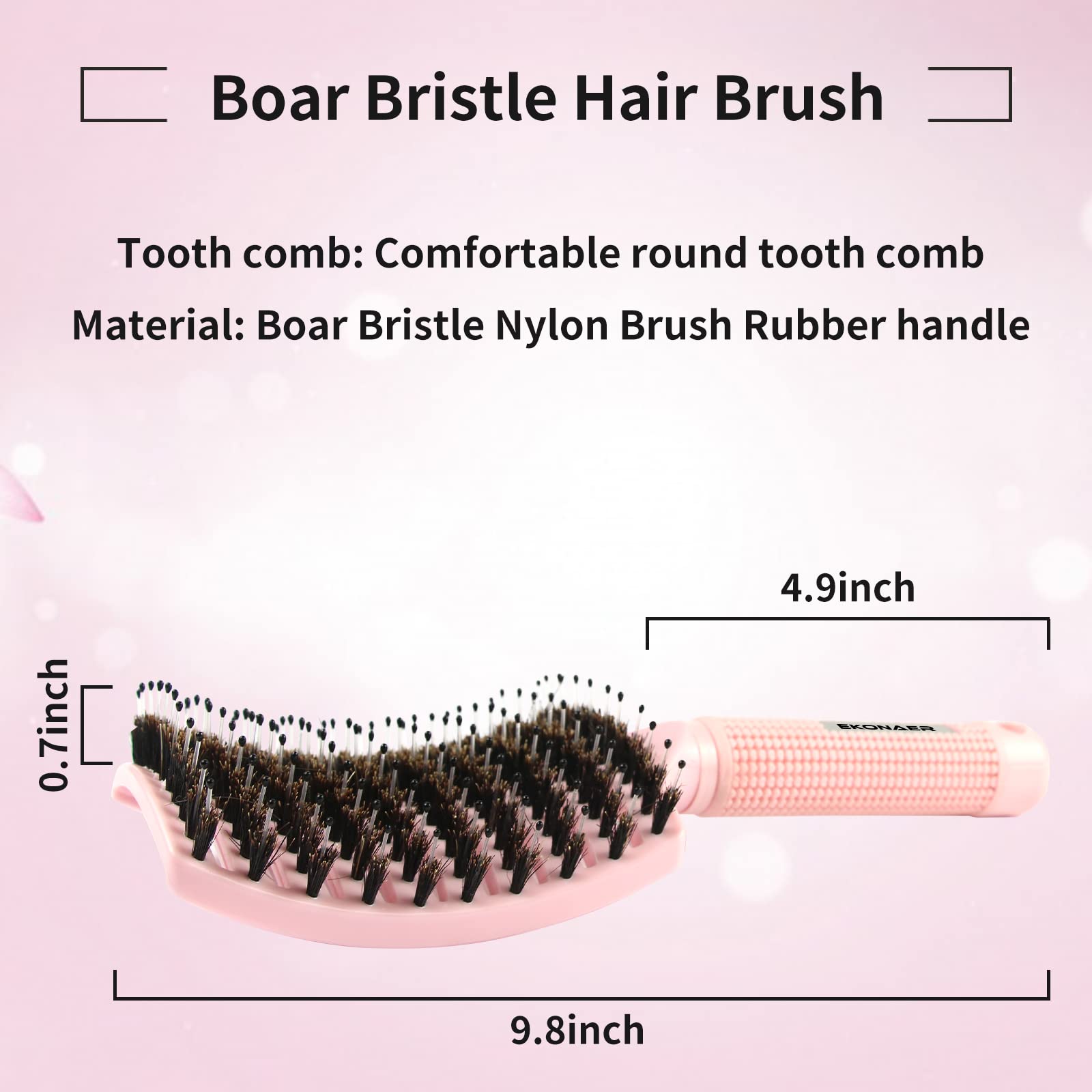 EKONAER detangling brush wet or dry use versatile styling tool
