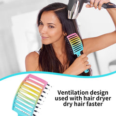 EKONAER vented brush design speeds drying and reduces heat damage.