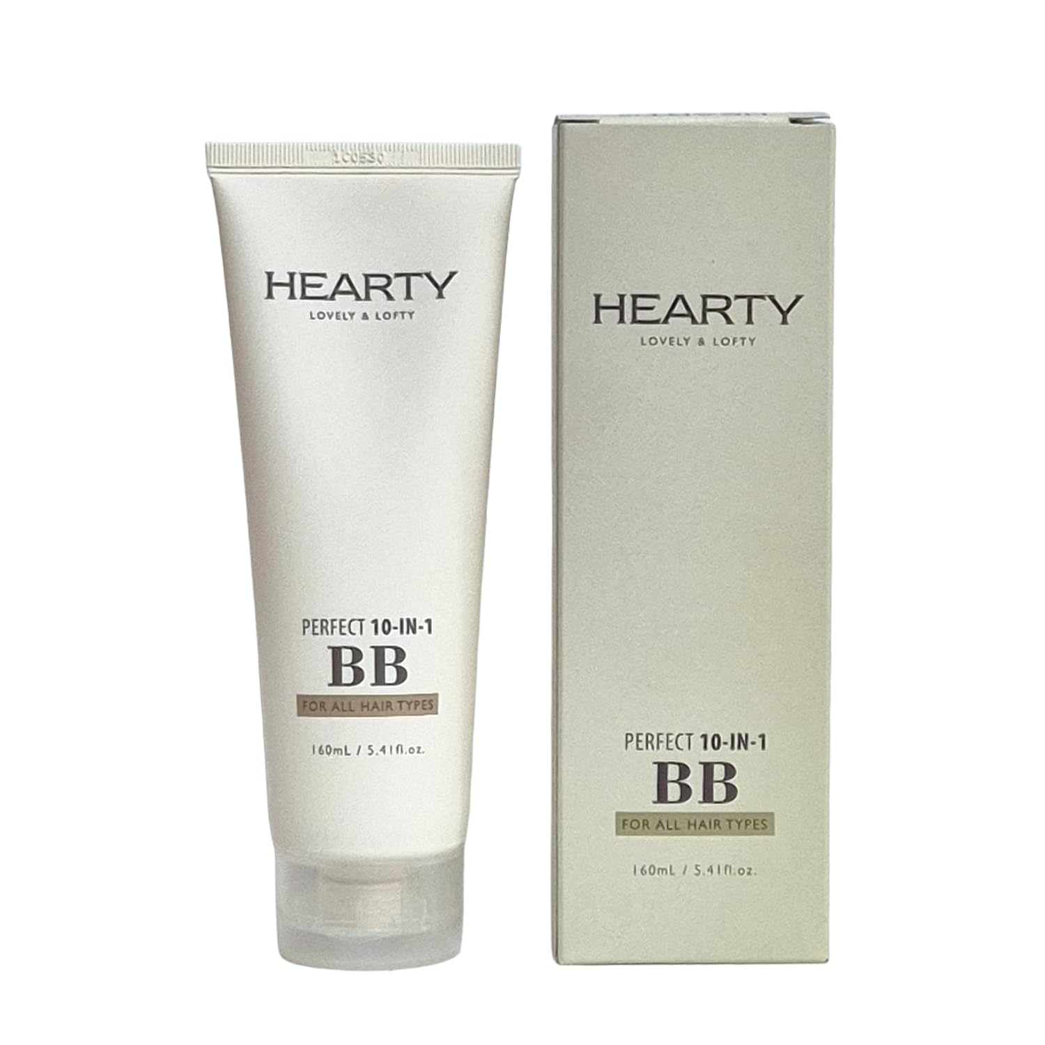 Elabore Hearty Perfect 10-in-1 BB bottle front highlighting frizz-control.