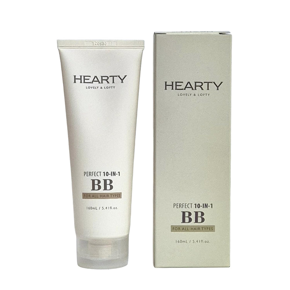 Elabore Hearty Perfect 10-in-1 BB bottle front highlighting frizz-control.