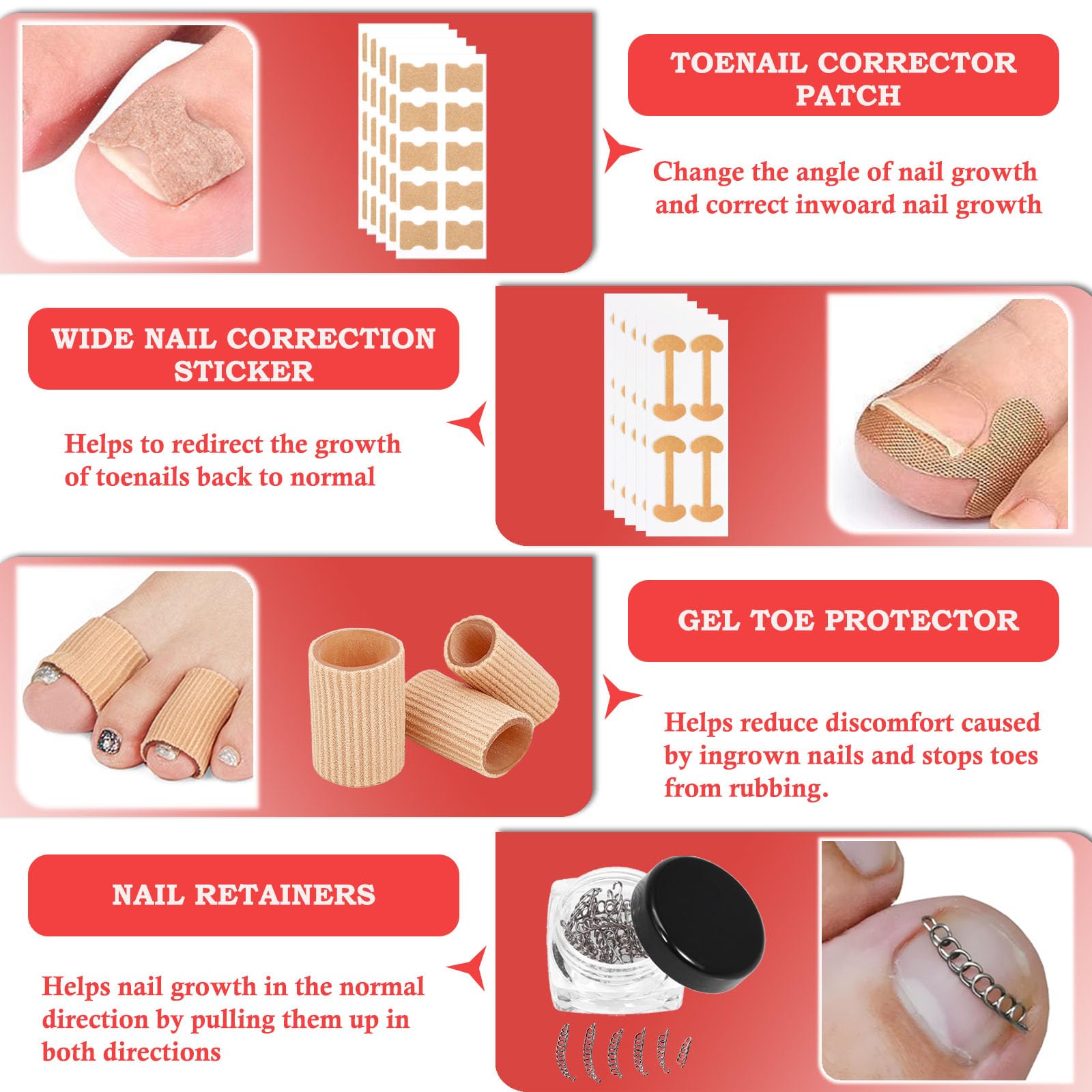 ELALRAU stainless-steel pedicure tools photo emphasizes rustproof durability for versatile nail care