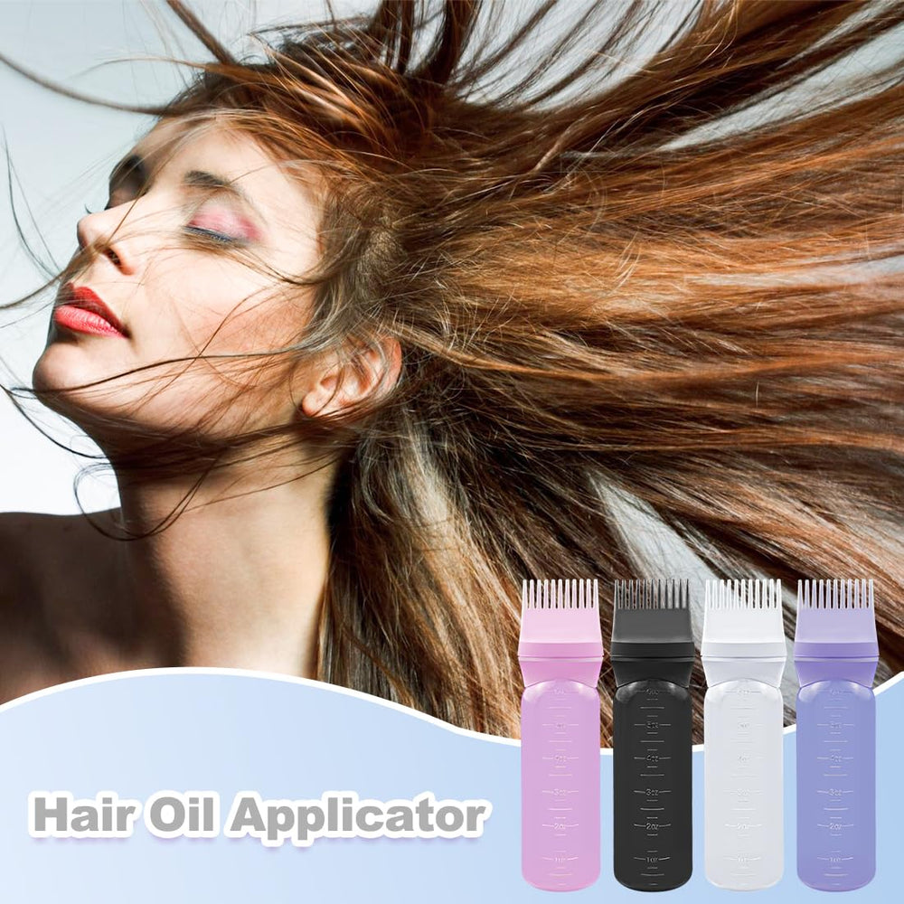 elane hair oil applicator in use – controlled flow for targeted scalp nourishment