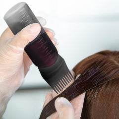 elane root comb applicator bottle pink – travel-friendly, mess-free hair care tool
