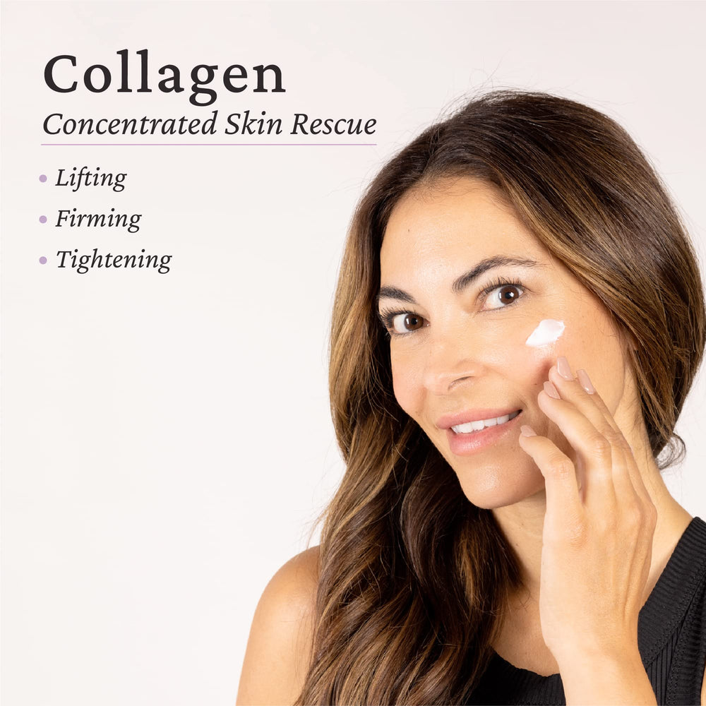 Elastalift Collagen Cream ingredients green-tea-aloe highlight soothing hydration and antioxidant benefits.