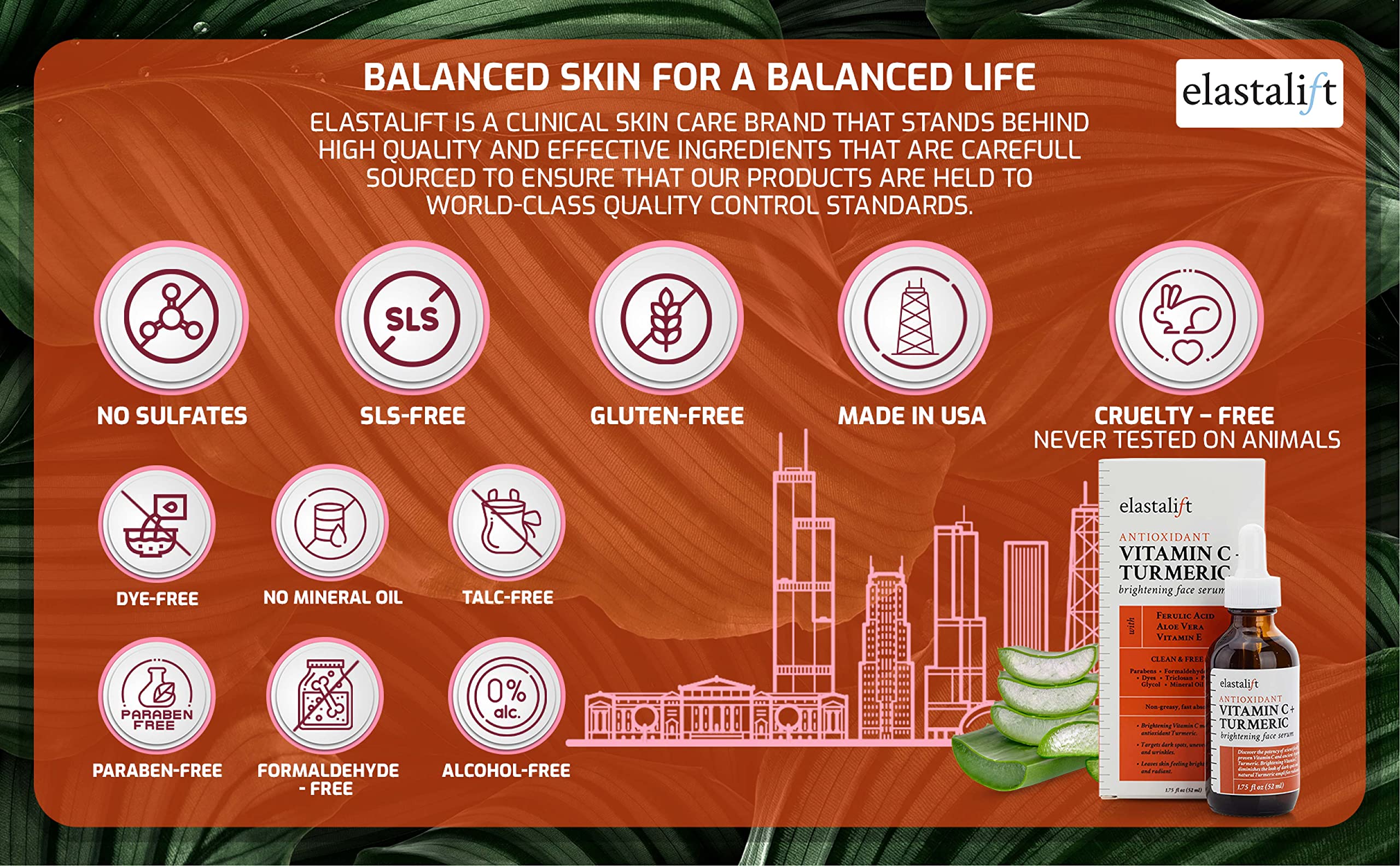 Elastalift hydration-focused close-up shows moisturized skin.