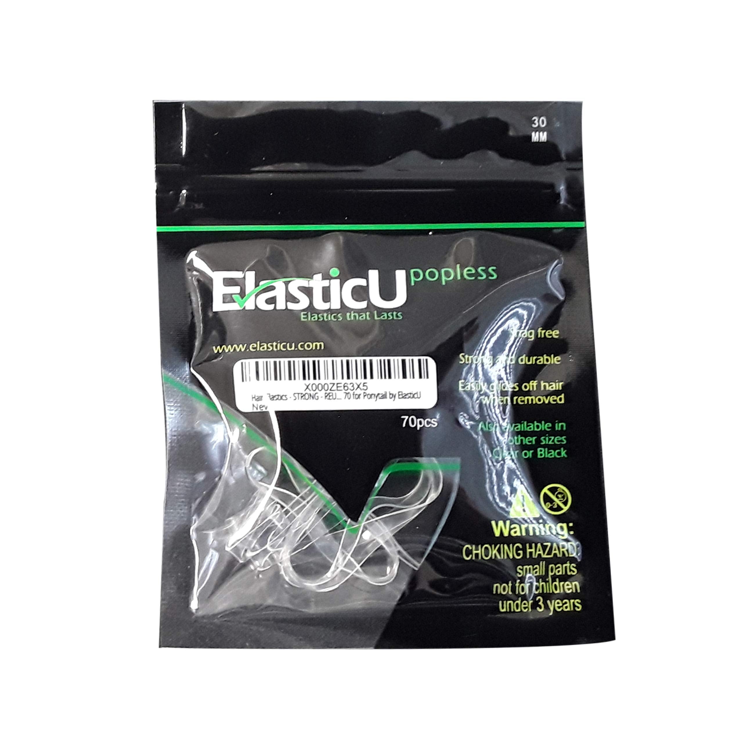 ElasticU snag-free smooth surface reduces hair snag during removal.