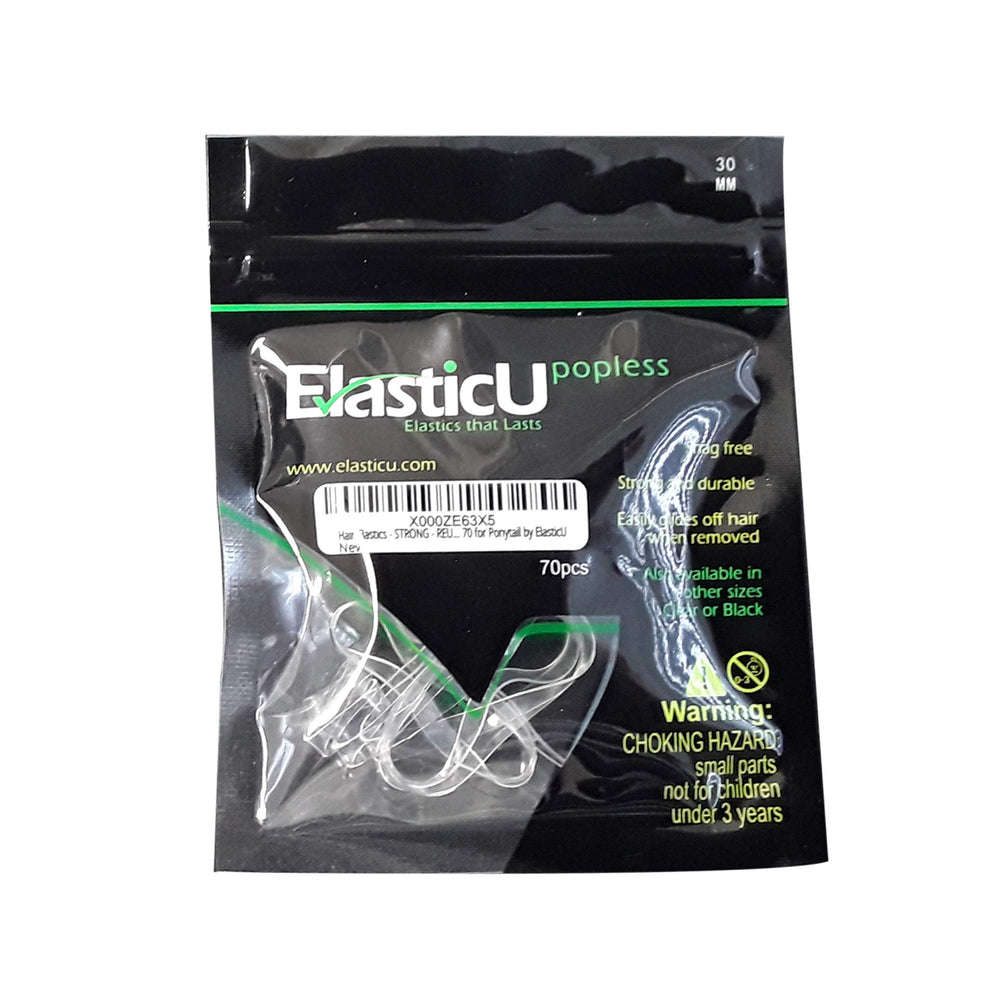 ElasticU snag-free smooth surface reduces hair snag during removal.