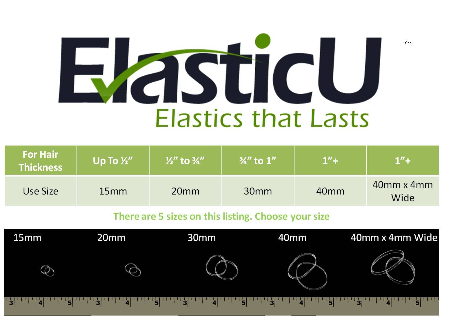 ElasticU versatile elastic bands suitable for crafts and more.