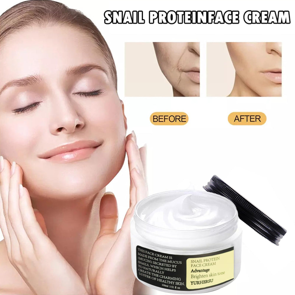 ELCHHIR Hirsch snail mucin 93percent cream texture close-up highlights smooth glide and plump look