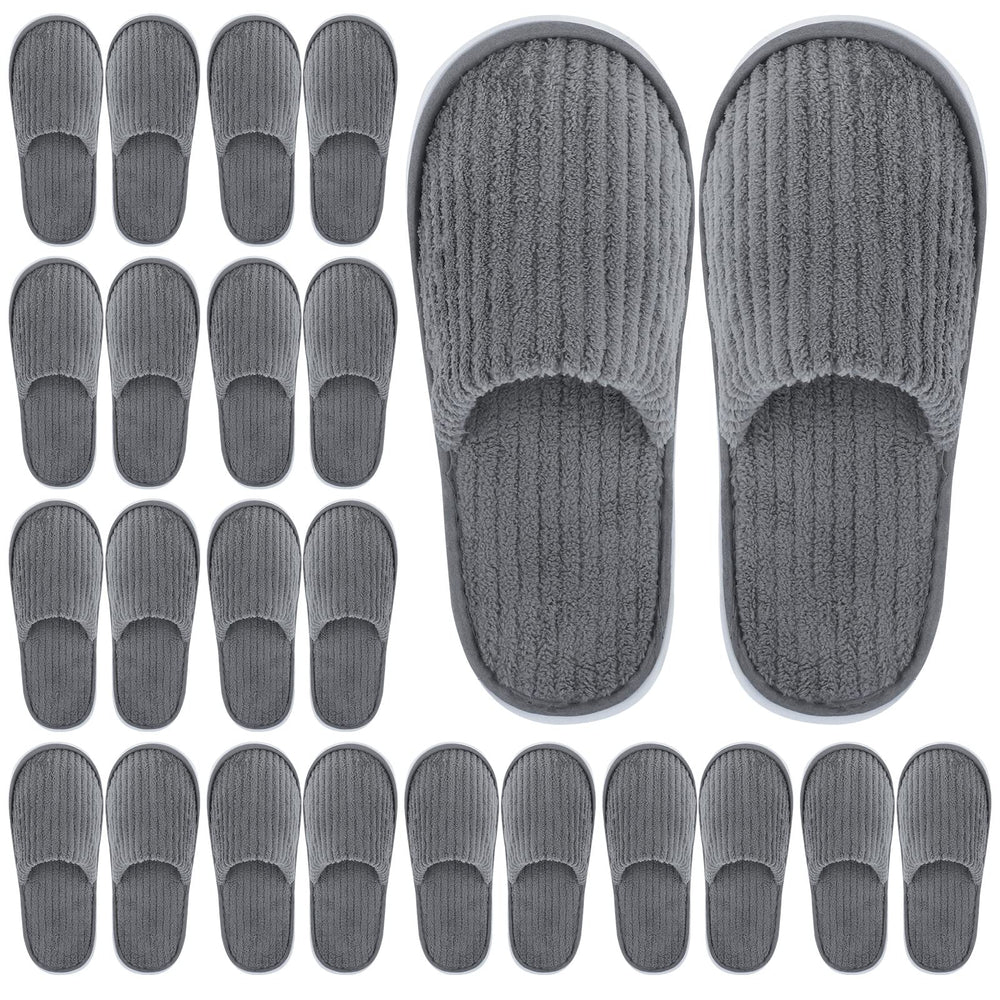 Elcoho 12-pairs slippers pack ready for guest rooms and travel convenience.