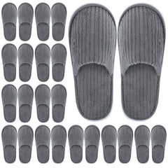 Elcoho 12-pairs slippers pack ready for guest rooms and travel convenience.