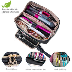ELCUPA interior zipper pocket keeps small accessories organized.
