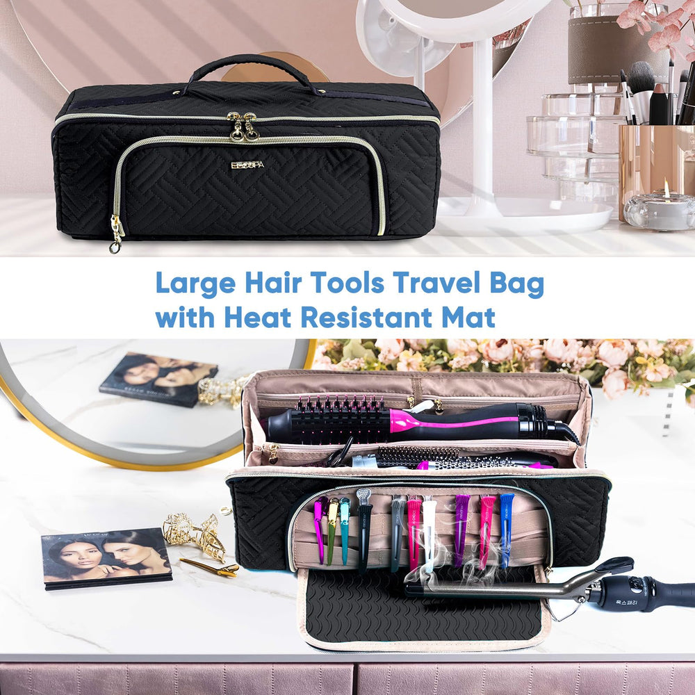 ELCUPA multifunctional travel bag doubles as toiletries or makeup case.