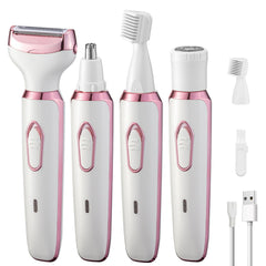 Electric Shaver Women 4in1 front view for precise facial grooming and brow shaping