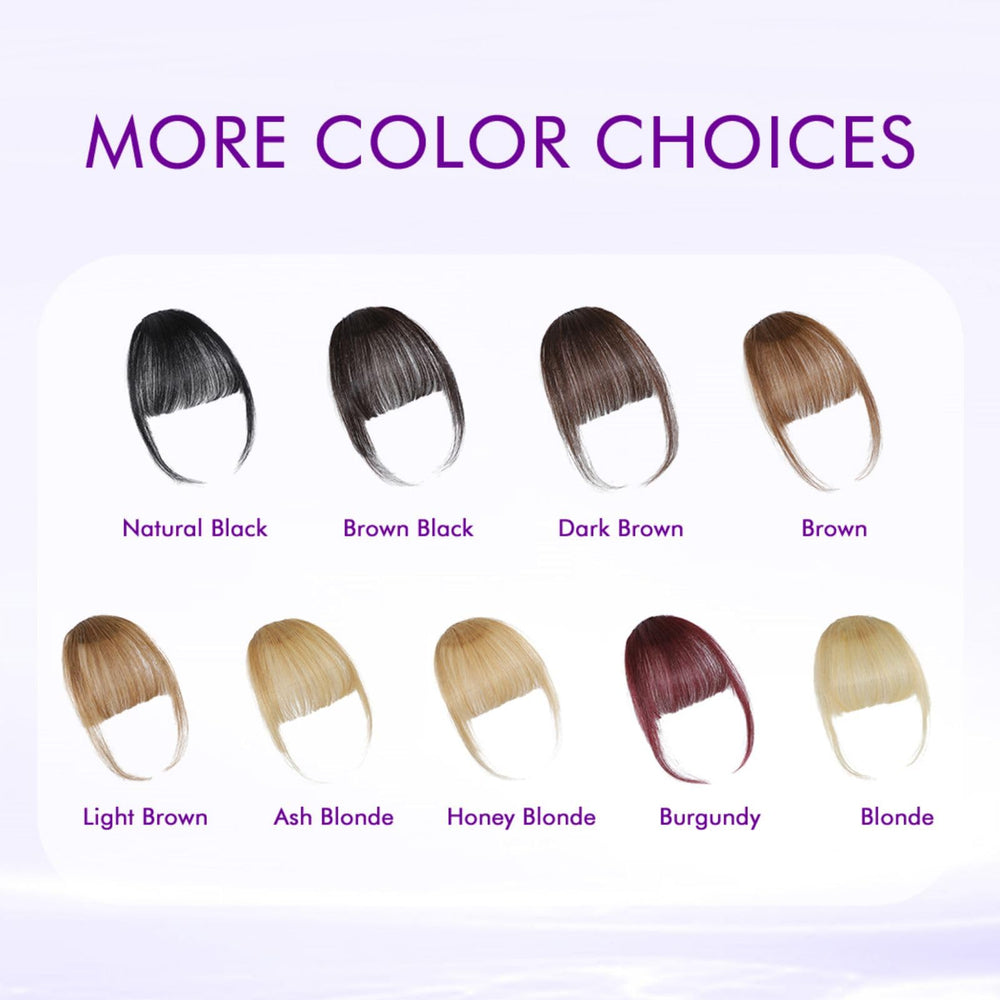 ELEFOCUS bangs close-up soft texture provides a natural feel