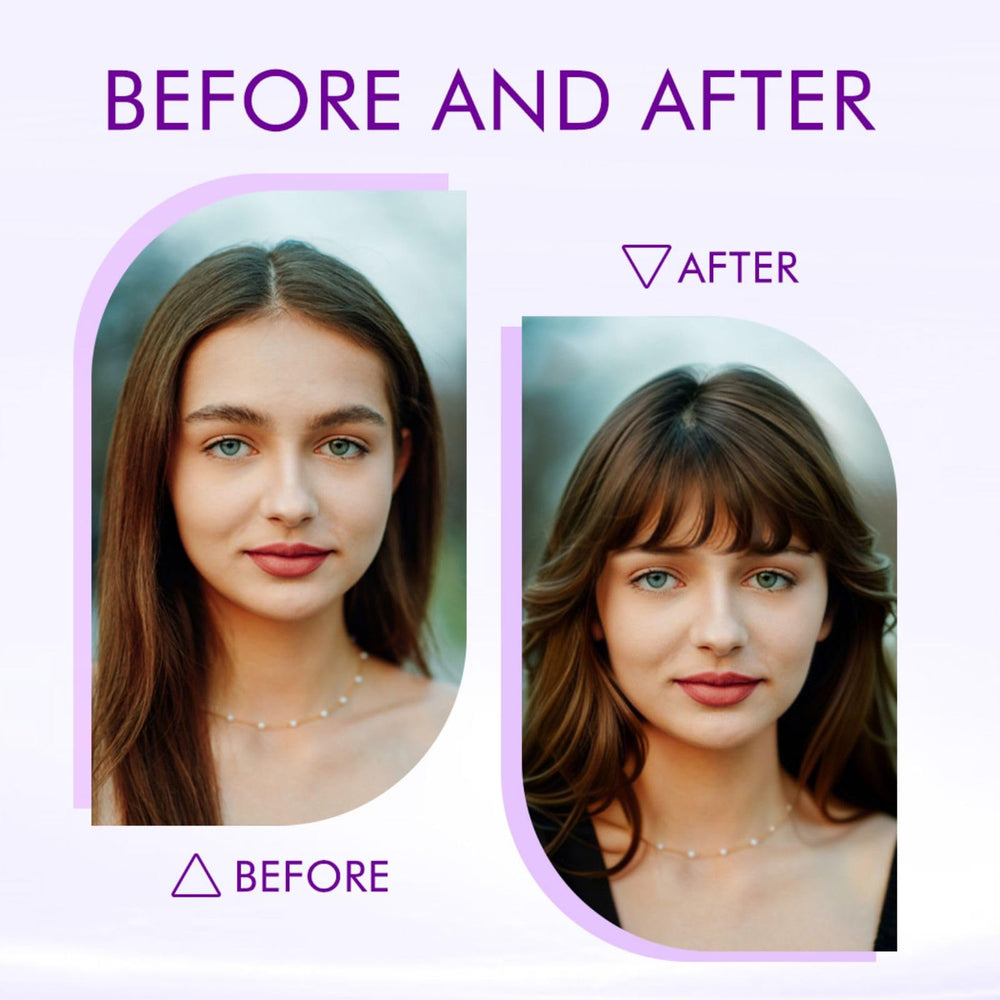 ELEFOCUS wispy brown black color blends with dark hair