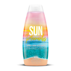 Elegant Sun Sun Proverbs swatch shows bronzer-free formula for natural-looking tan